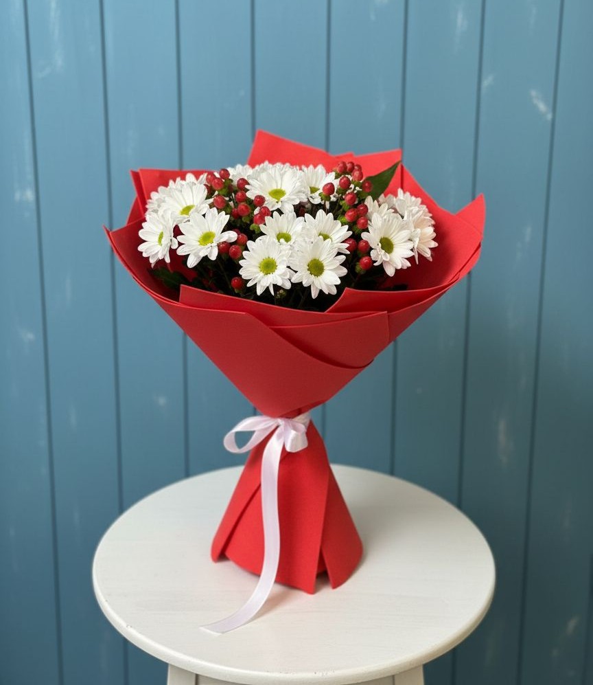 Букет цветов из: Хризантемы в Нефедово