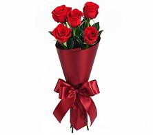 Букет 5 Красных роз Эдлесс Лав в Нефедово