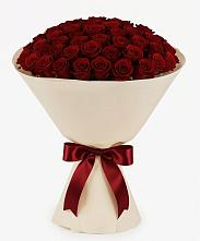 Букет 101 Бордовая роза Блэк Бакарра в Нефедово
