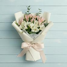 Букет цветов из:  Альстромерии в Нефедово