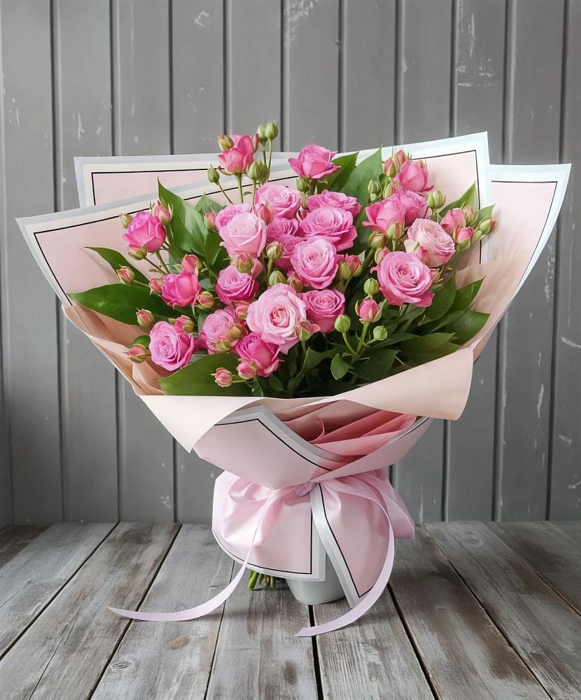 Букет Розовый кустик в Нефедово