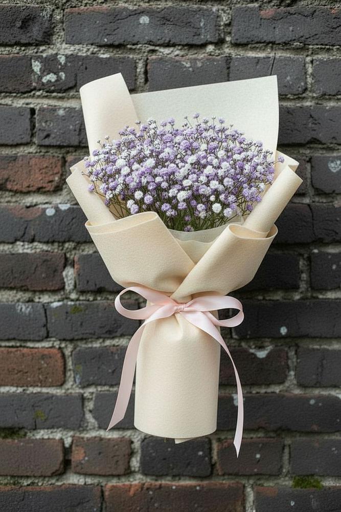 Букет цветов из: Гипсофила в Нефедово