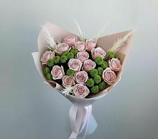 Букет цветов из:  Розы и Хризантемы в Нефедово