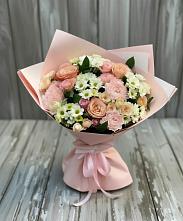 Букет цветов из:  Гвоздики, Розы и Хризантемы #REPLACE_PRED# Нефедово