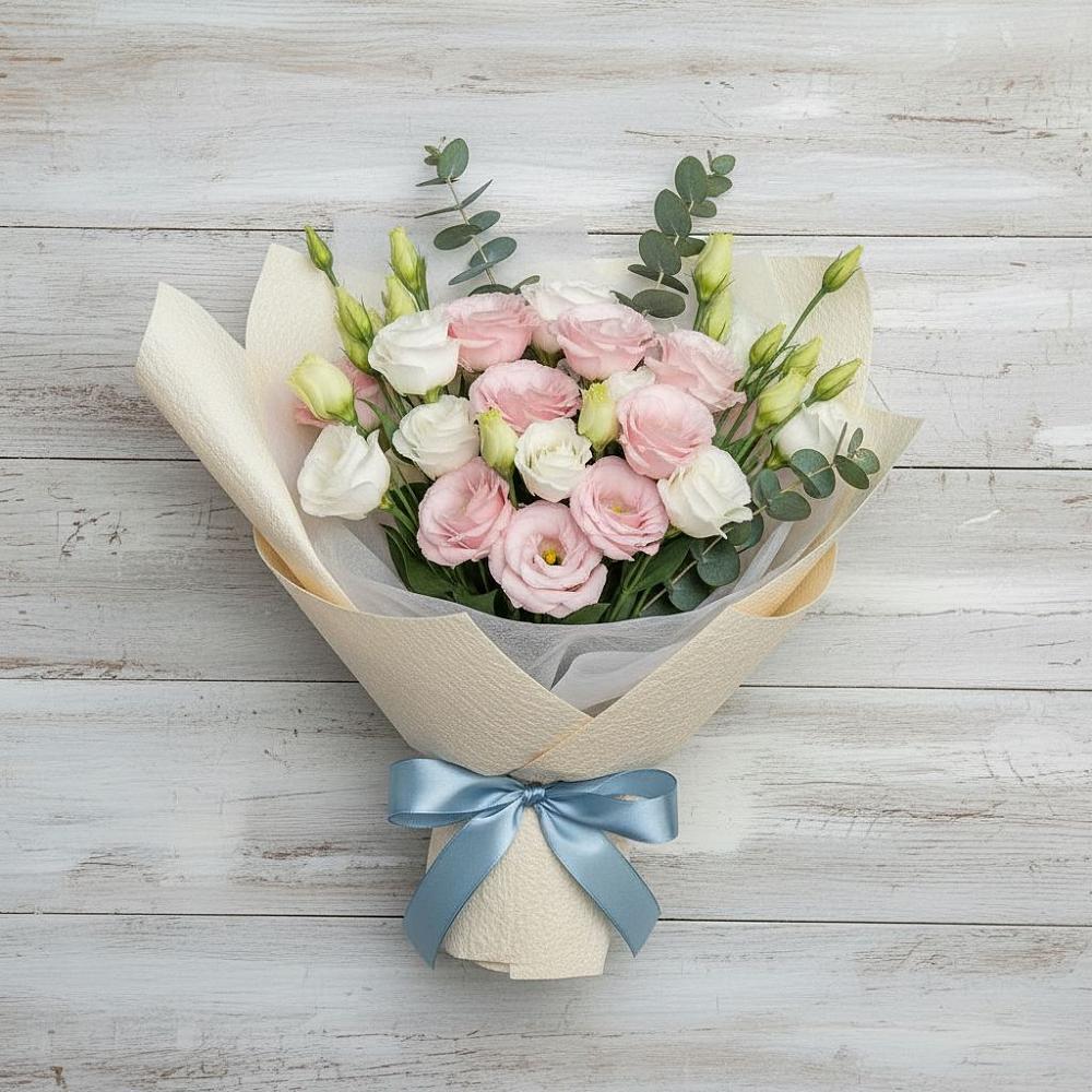 Букет цветов из: Лизиантусы в Нефедово